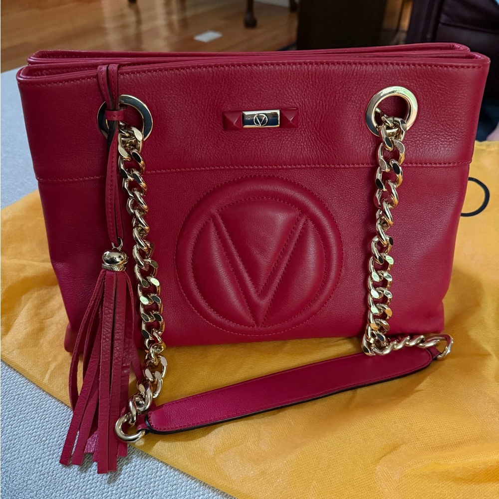 Valentino by Mario Valentino Kali Leather Shoulder Bag